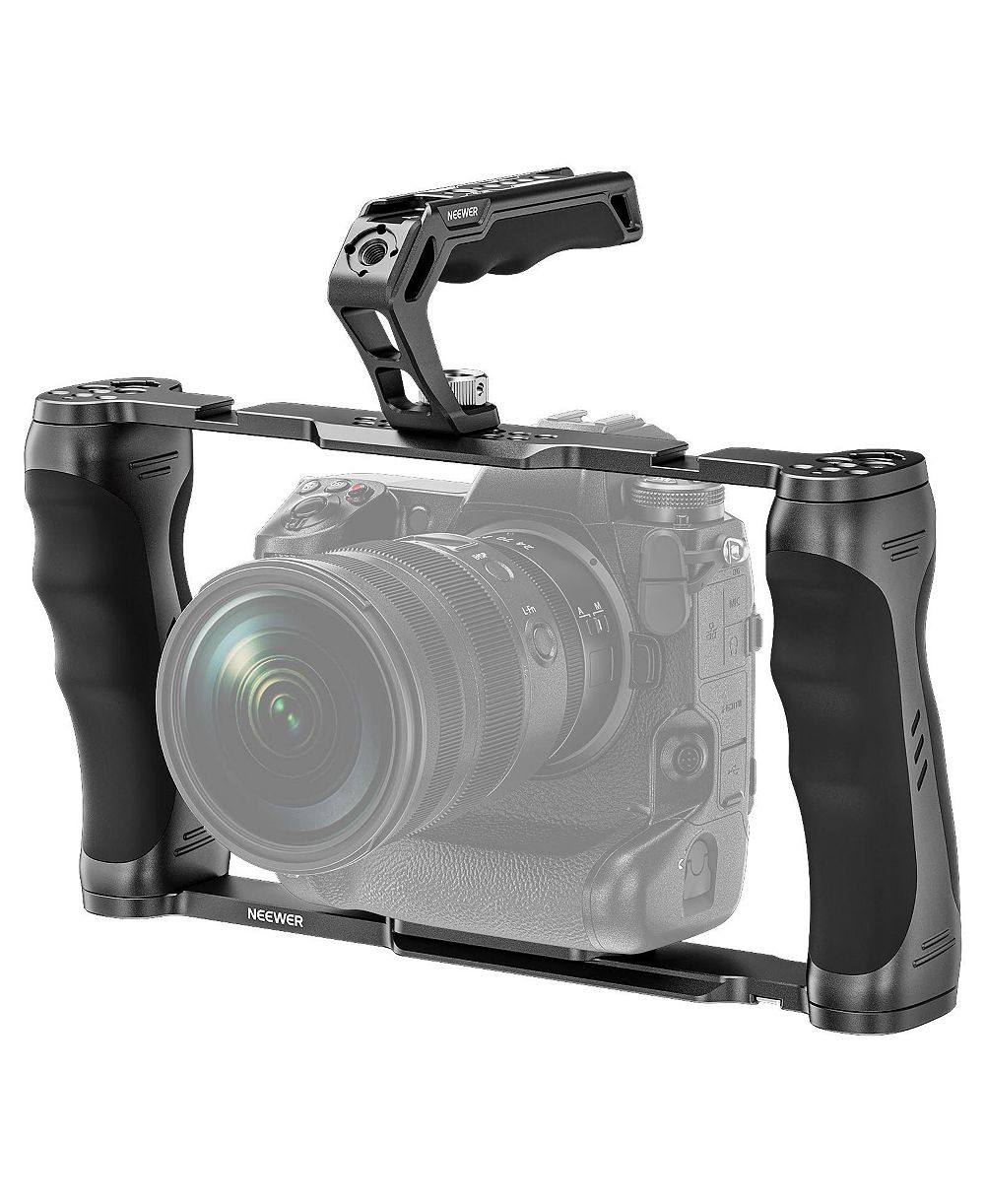 Neewer CA016T Camera Cage with Top Handle and Arca-Type Base