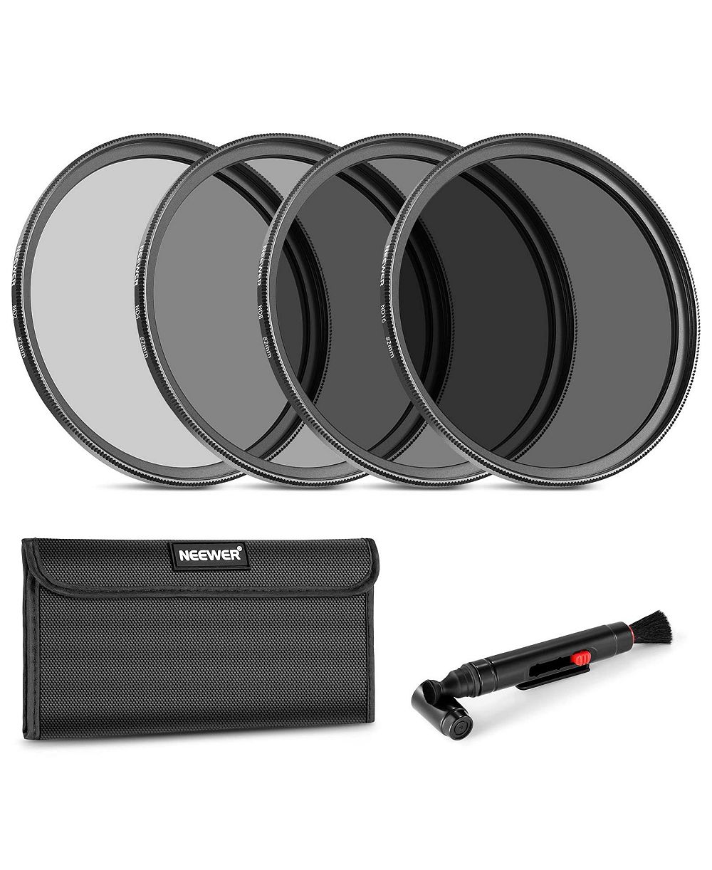 Neewer ND2 Neutral Density (ND2, ND4, ND8, ND16) Lens Filter Kit for DSLR Cameras