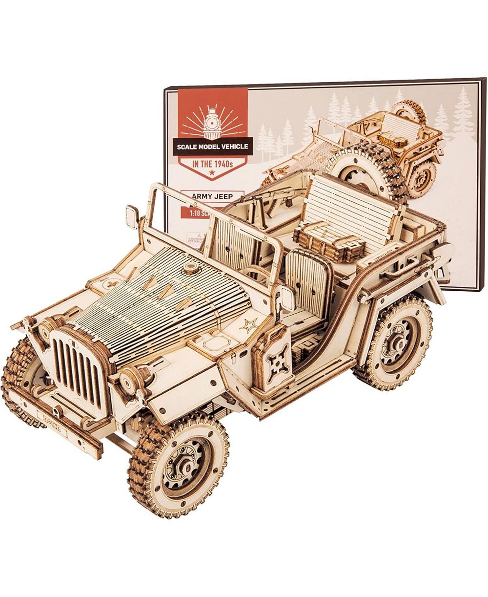 3D Деревянный пазл Robotime Mechanical Car Model Kits
