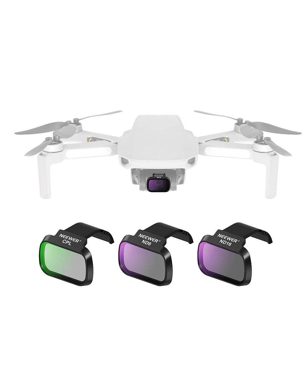 Neewer FL-C41 CPL, ND8, ND16 Lens Filter Set for DJI Mini 4K/2 SE/2/Mavic Mini