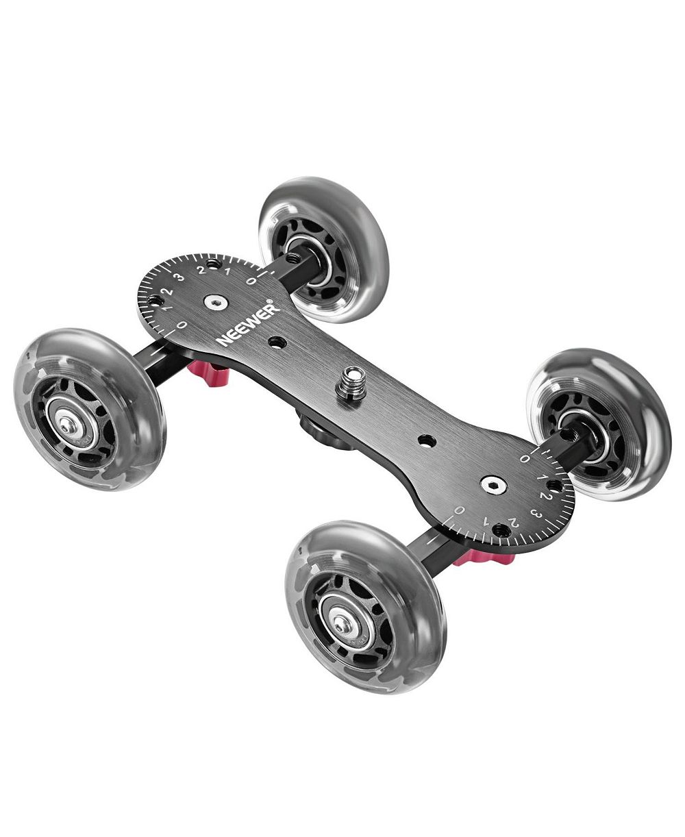 Neewer Scaled Camera Table Dolly Slider