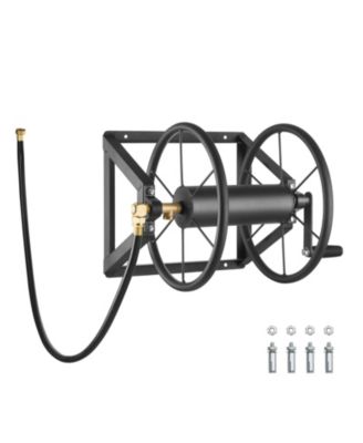 VEVOR Wall Mounted Garden Hose Ree Manual Hose Winder Brass Fitting