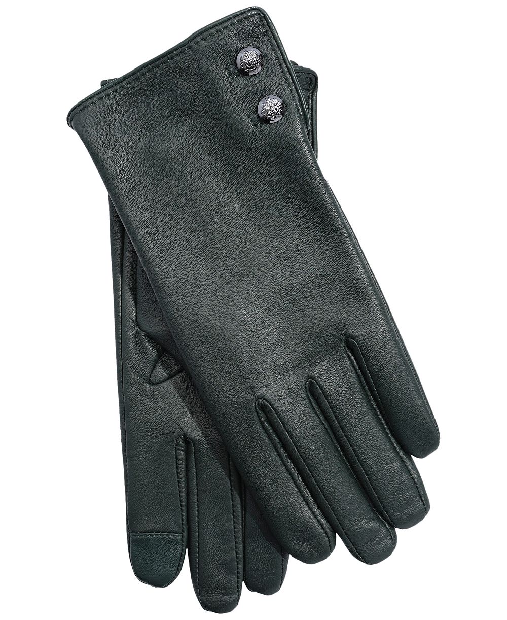 Lauren Ralph Lauren Leather 2-Button Touch Glove