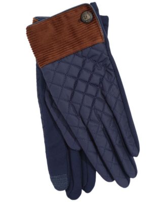 Lauren Ralph Lauren Quilted Barn Glove with Corduroy Cuff