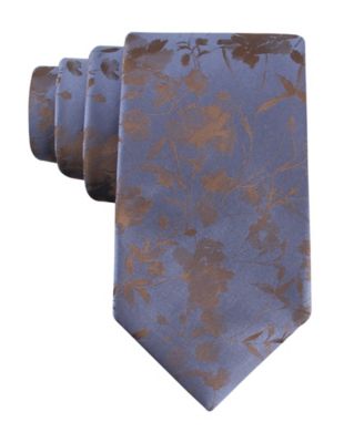 Calvin Klein Men's Stony Botanical Print Tie