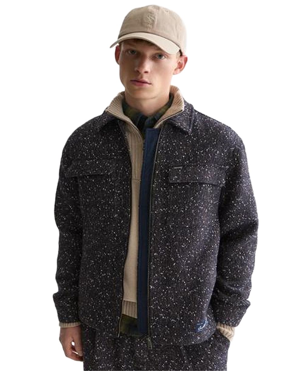 SCOTCH & SODA Men's Tailored Wool-Blend Tweed Jacket