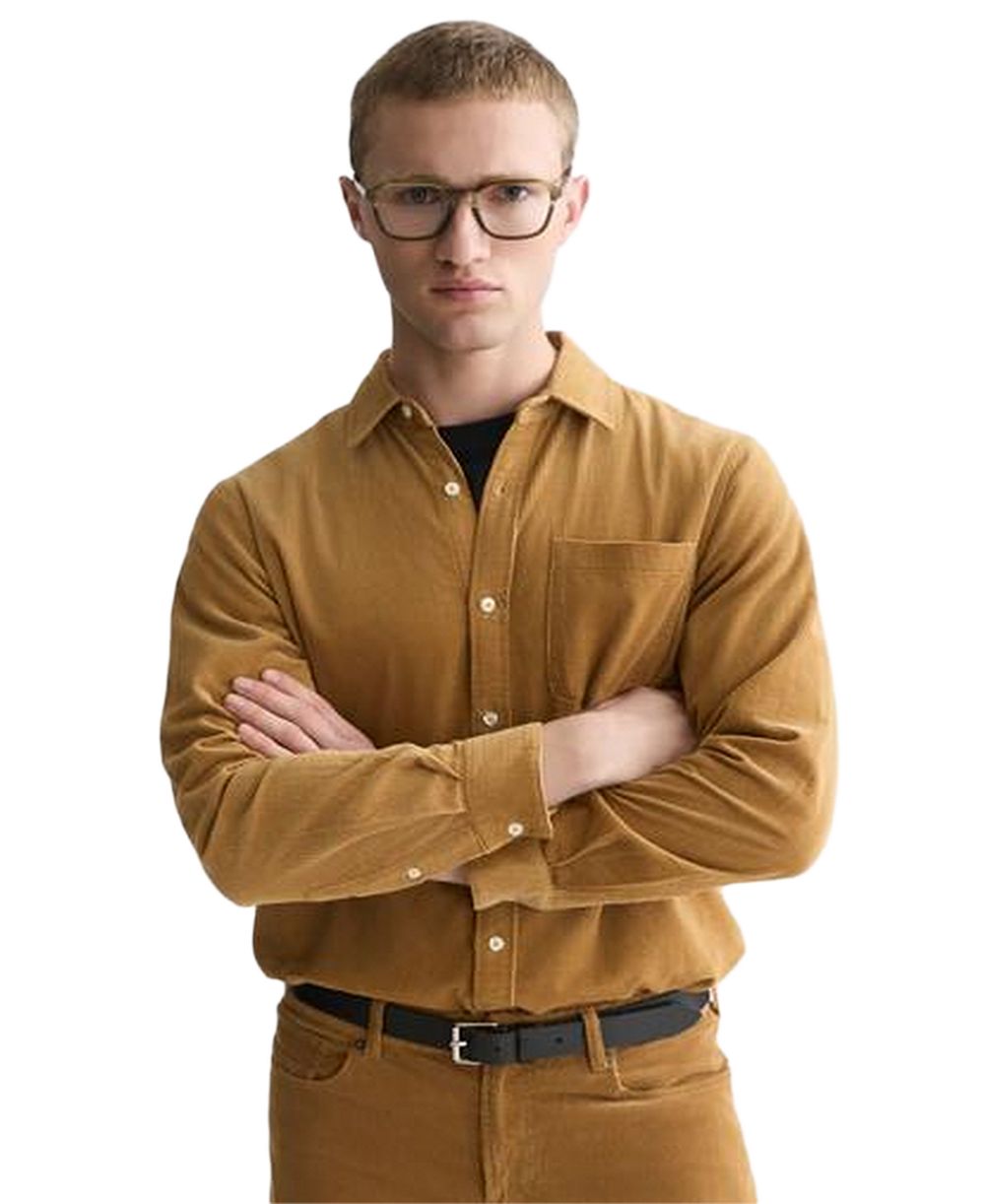 SCOTCH & SODA мужская рубашка на пуговицах из вельвета