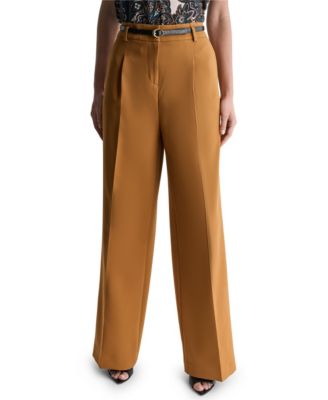 Женские широкие брюки BCBG Pleated Wide-Leg Pant