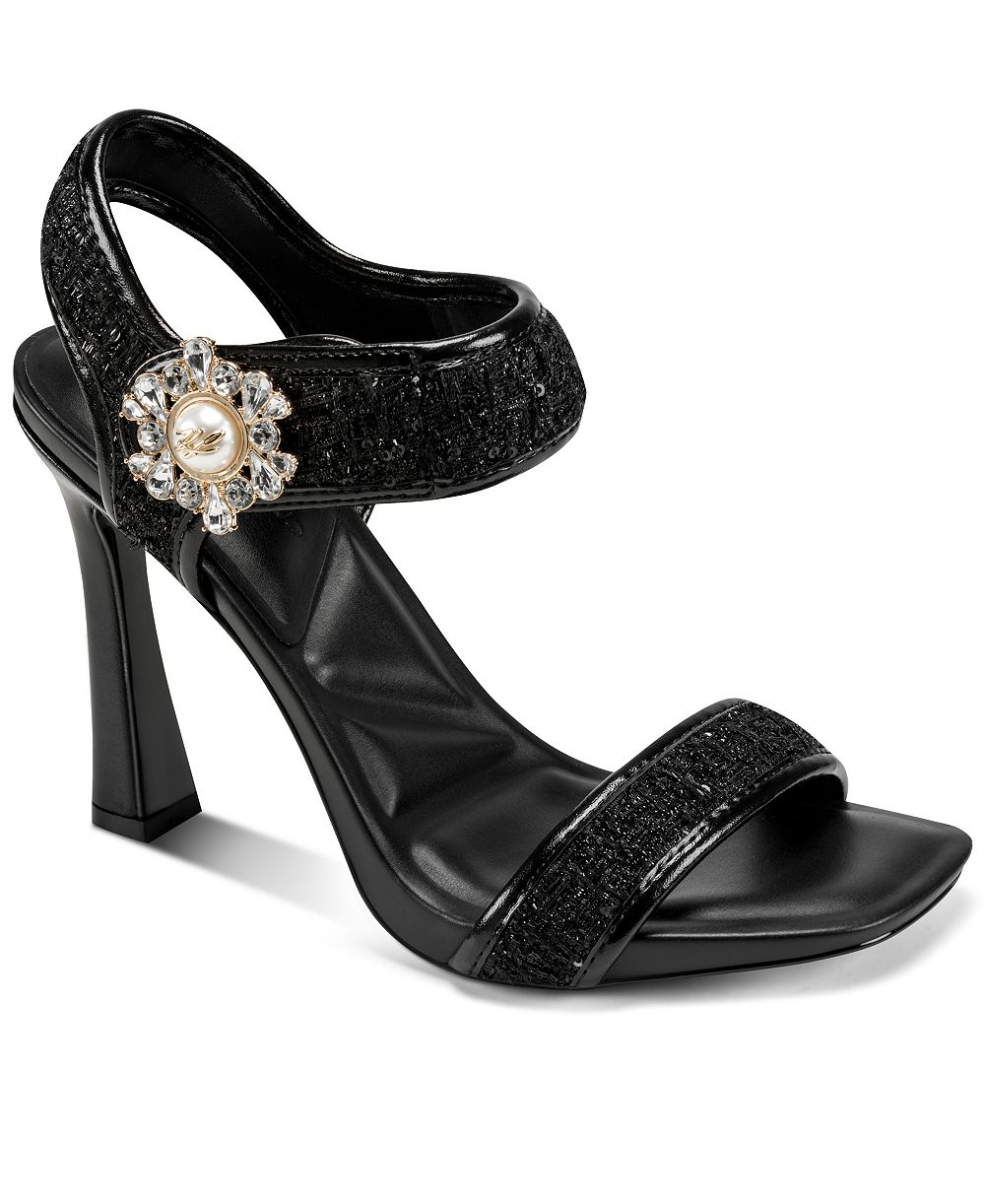 KARL LAGERFELD PARIS Women's Celida Ankle Strap Sandals