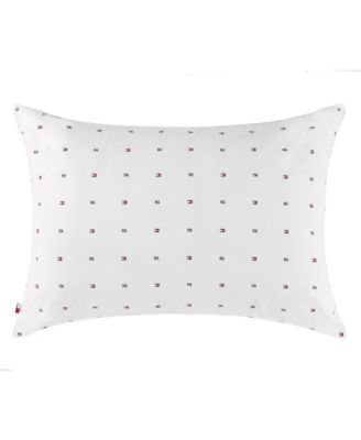 Tommy Hilfiger стандартная/королевская подушка из хлопка средней жесткости Signature CuddleLoft