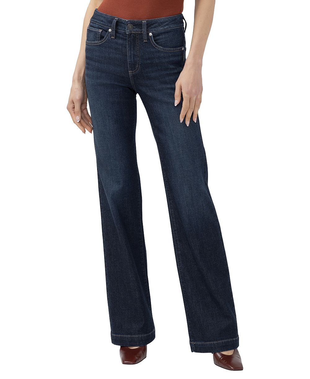 Silver Jeans Co. женские широкие джинсовые брюки с средней посадкой Avery
