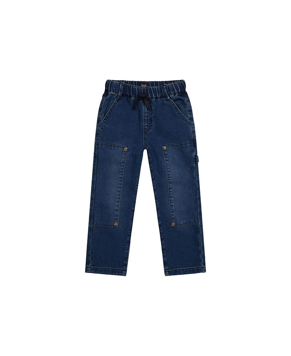 Детские джинсовые брюки Deux par Deux French Terry Denim Evolutive для мальчиков и девочек