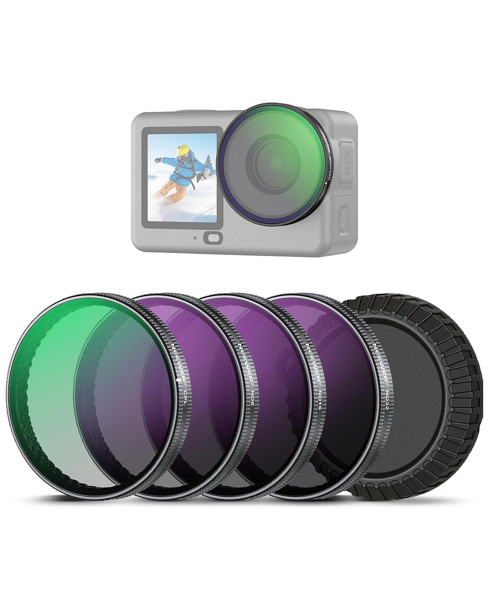 Neewer ND8 CPL Lens Filter Set, 5-Piece for Select DJI Osmo Action Models