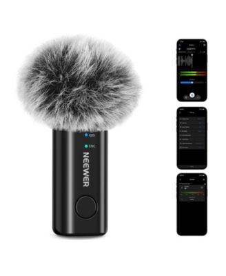 Neewer KM23B Bluetooth Lavalier Microphone, Requires Neewer View App