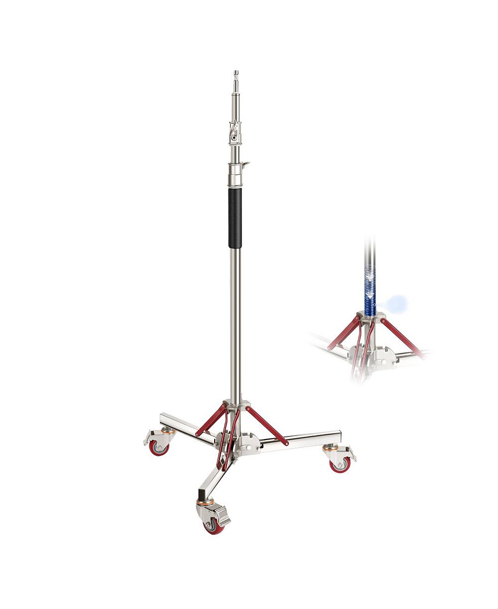 Neewer 10ft Air Cushioned Light Stand with Casters, SC305AW