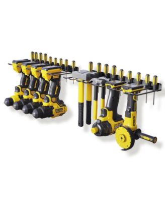 XDOVET Drill Holder Wall Mount Organizer 8 Slots Tools Rack