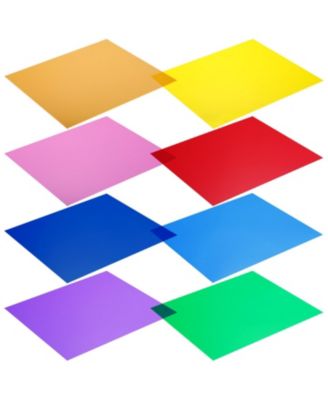 Neewer 12x12-Inch/30x30cm Lighting Gel Sheets, Set of 8 Colors