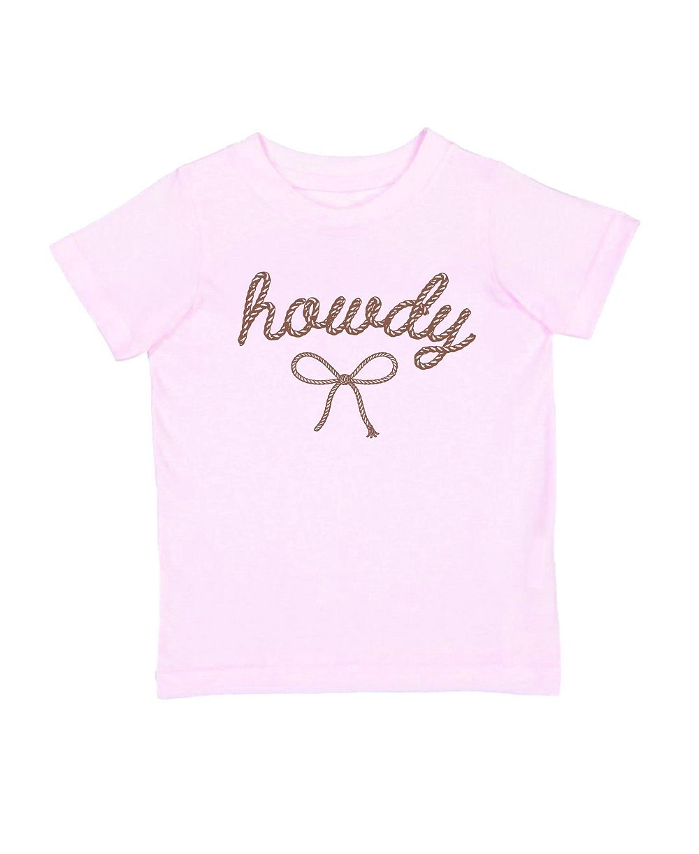 Детская футболка Sweet Wink Howdy Darling Western с коротким рукавом, 12M - 24M