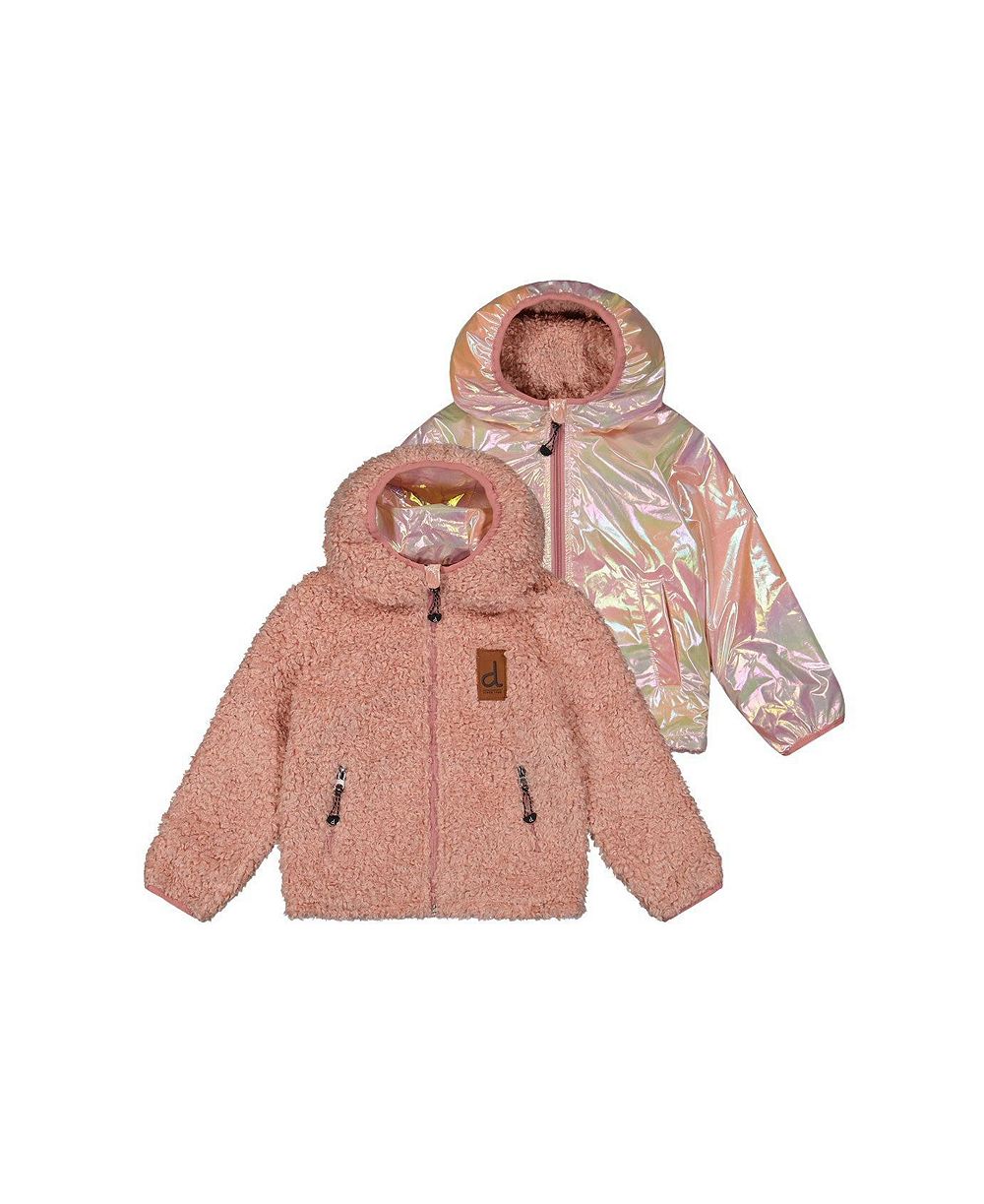 Deux par Deux Big Girls 6-14 Reversible Mid-Season Jacket