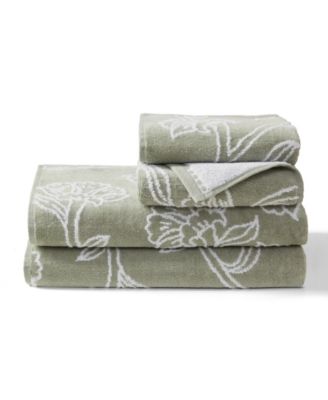 Jessica Simpson Набор банных полотенец Cotton Floral, 4 шт.
