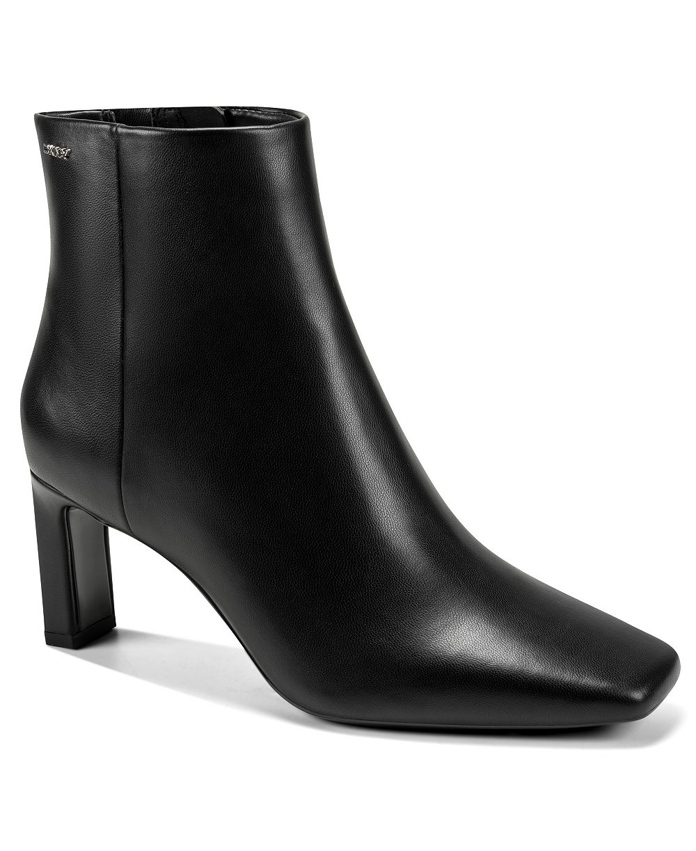 DKNY Women's Kaelani Zipper Heeled Booties