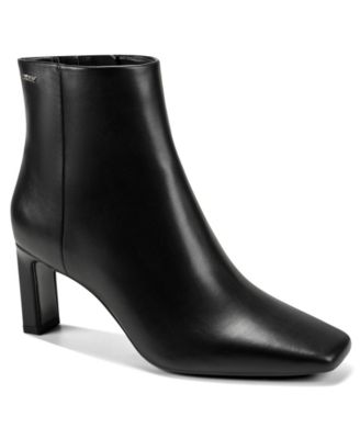 DKNY Women's Kaelani Zipper Heeled Booties