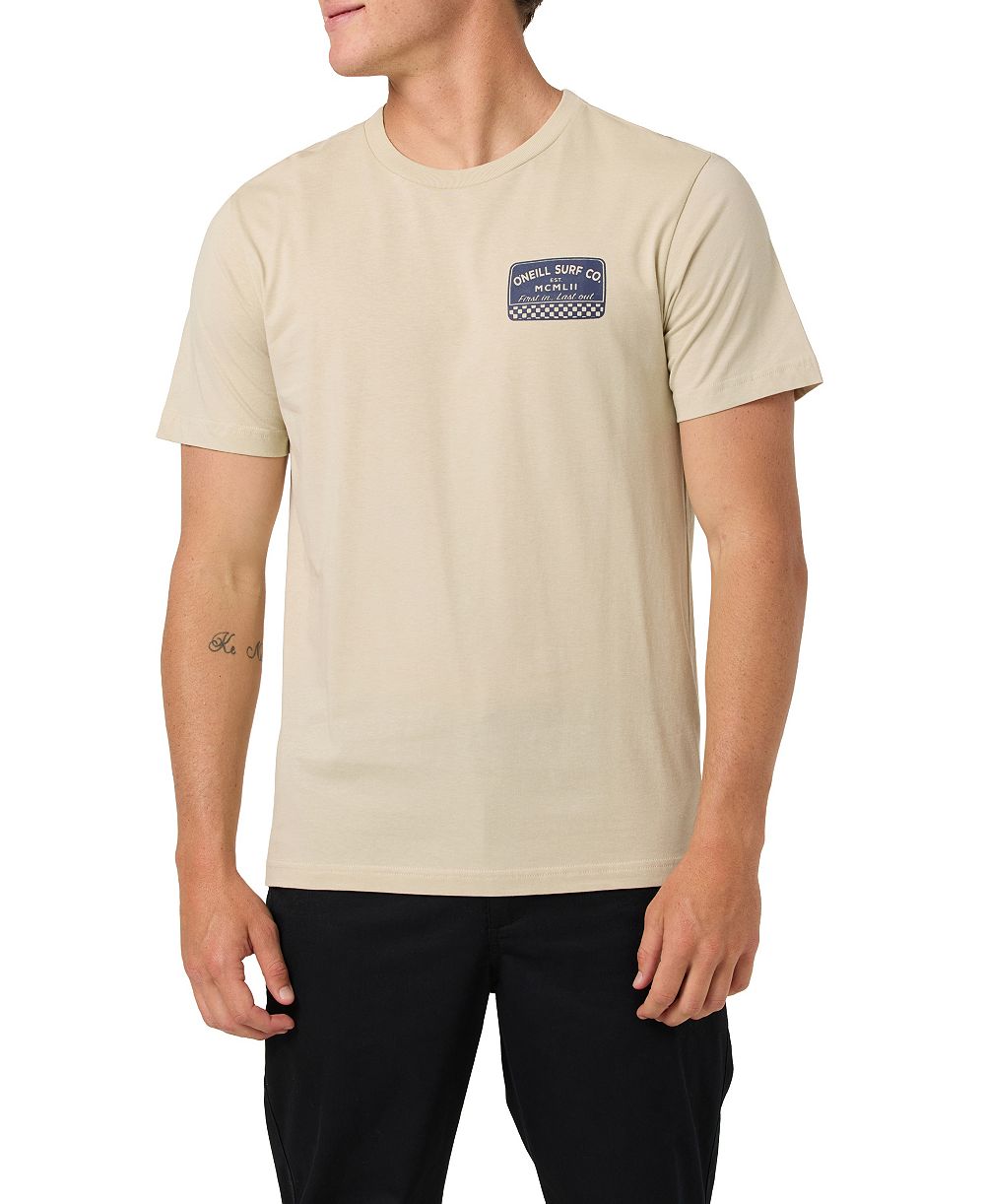 O'Neill Men's Front Side Graphic Crewneck T-Shirt