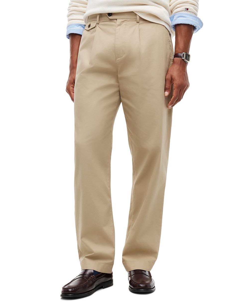 Tommy Hilfiger Men's American Icons Stretch Tapered-Fit Chinos, Macy’s Exclusive