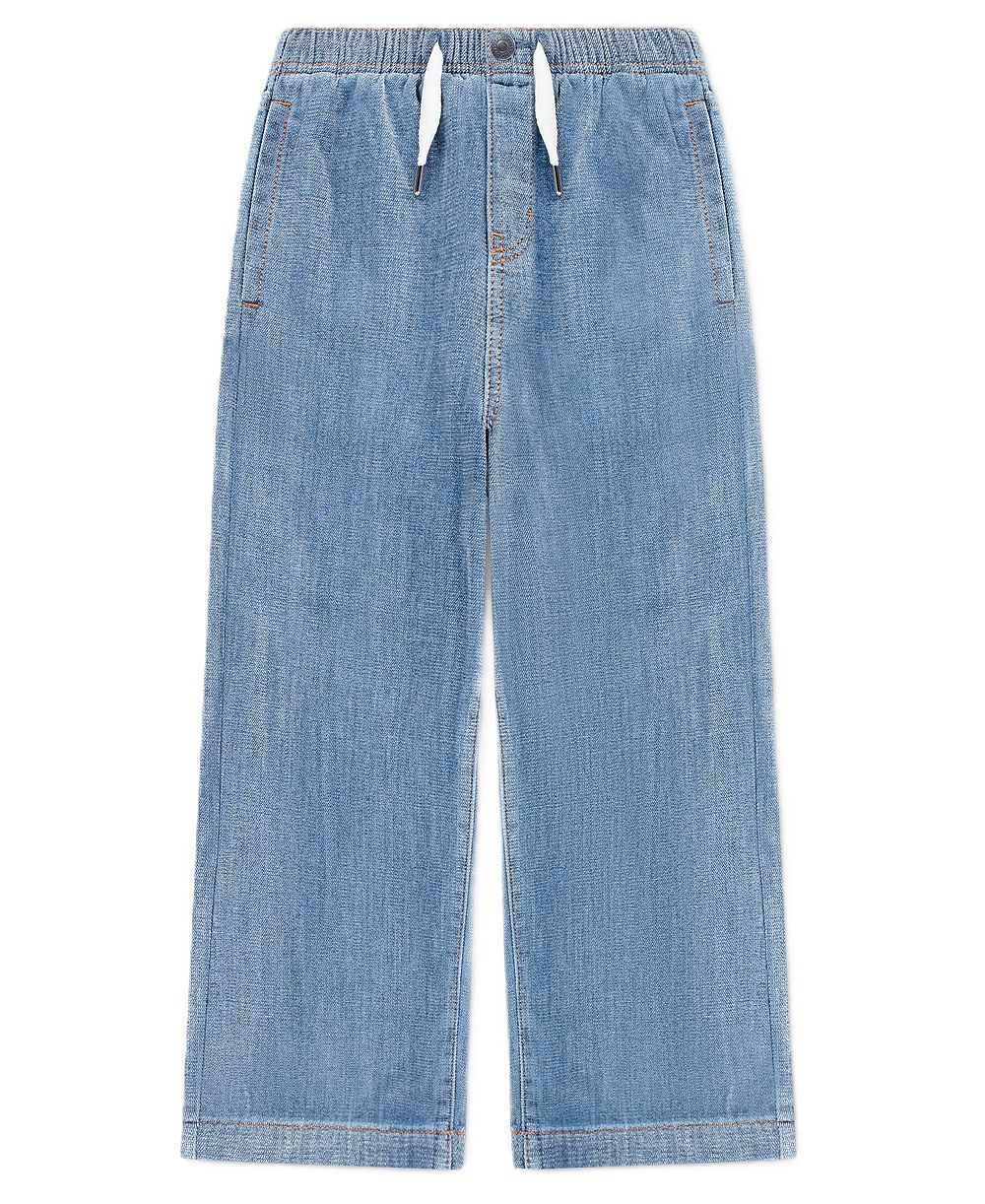 Levi's широкие джинсы с высокой посадкой из люксовой денима для девочек-младенцев 2T-4T