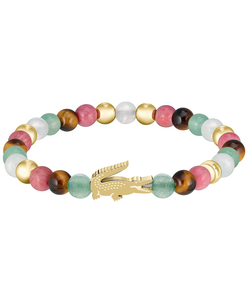 Браслет Lacoste Gold-Plated Beads Crocodile