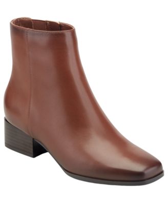 Easy Spirit Women's Sidney eFlex Leather Square Toe Dress Booties