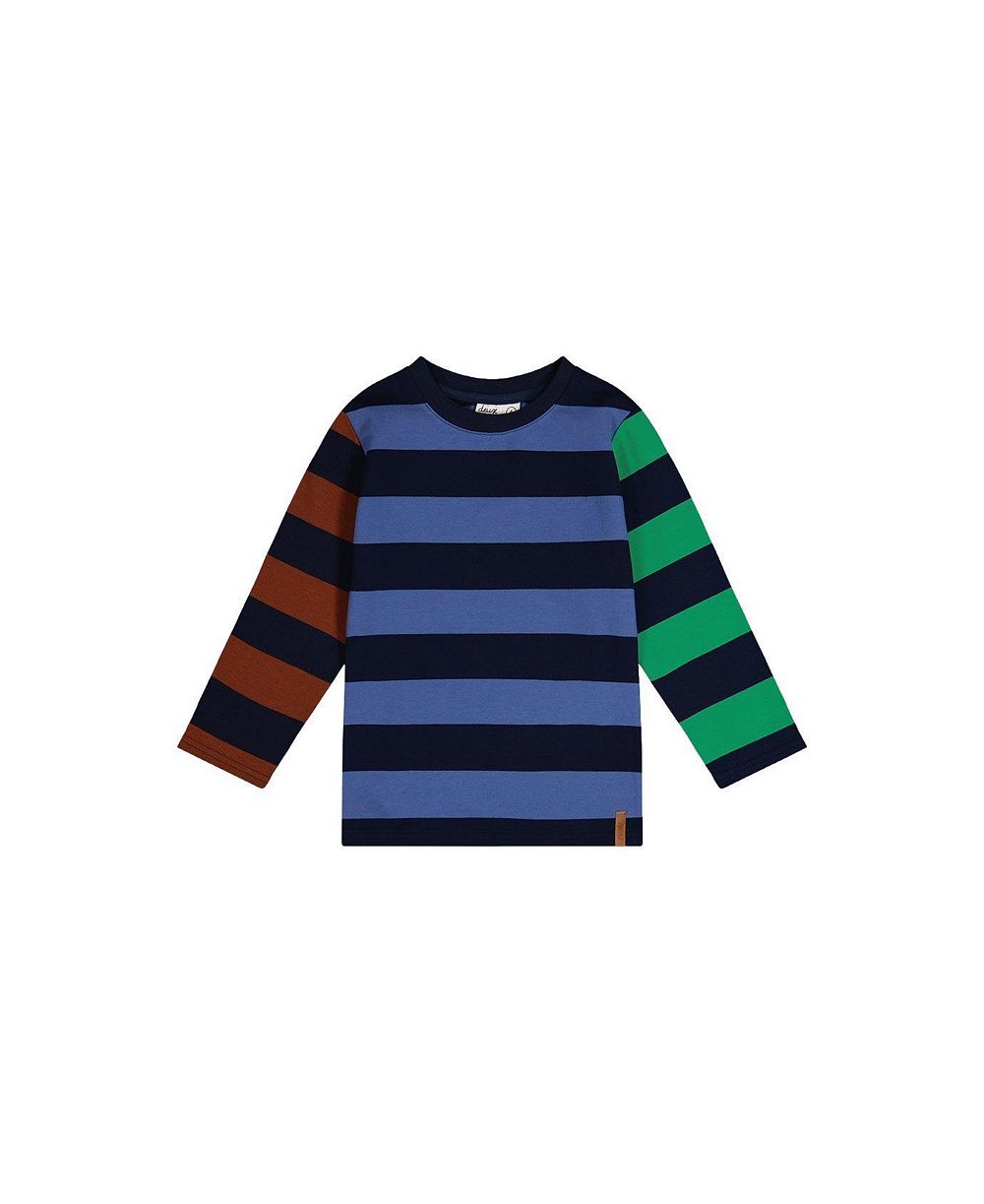 Детская футболка Deux par Deux Little and Big Boy Large Striped Long Sleeve