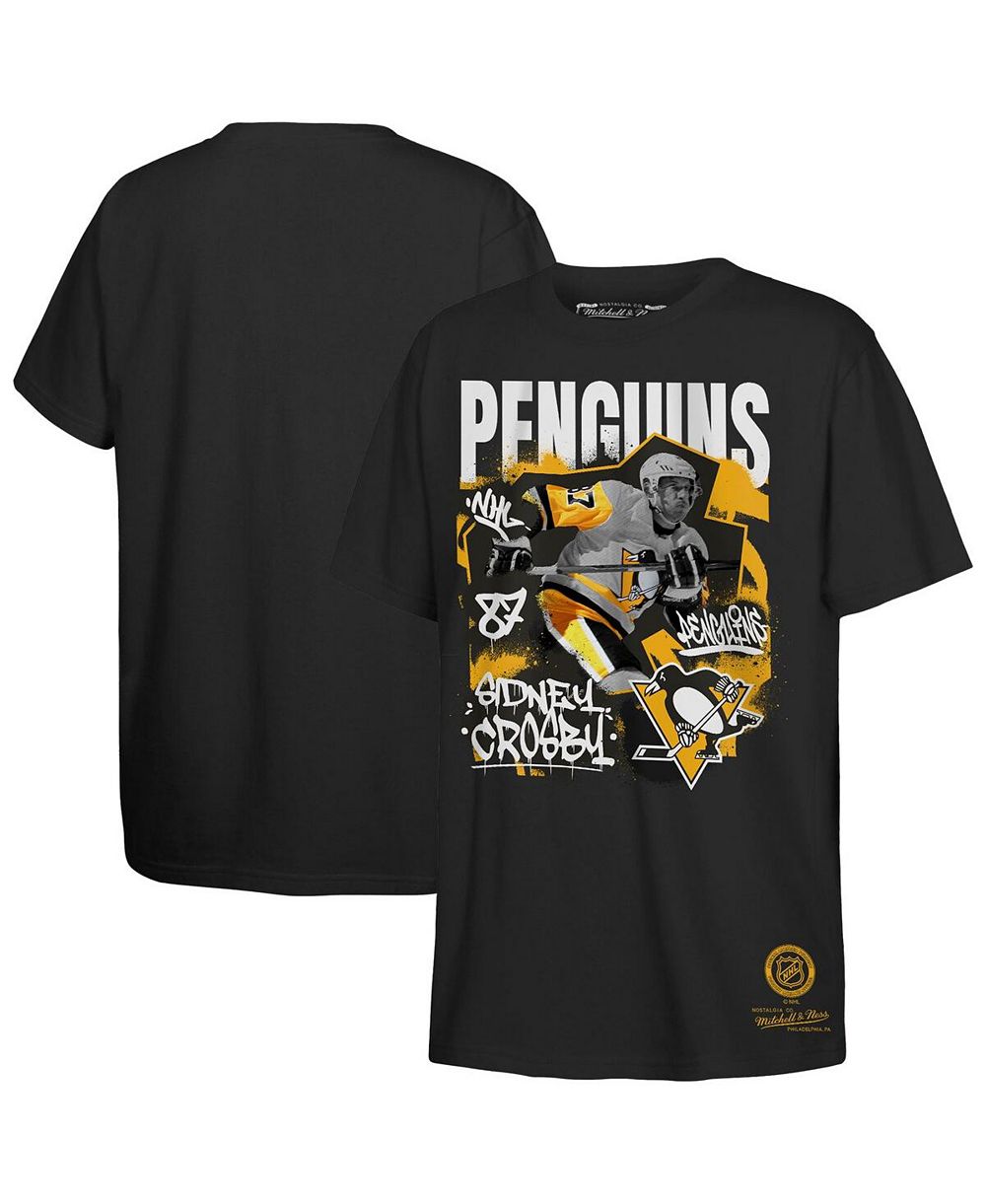 Fanatics Мужская футболка Sidney Crosby Pittsburgh Penguins Authentic Stack Name & Number