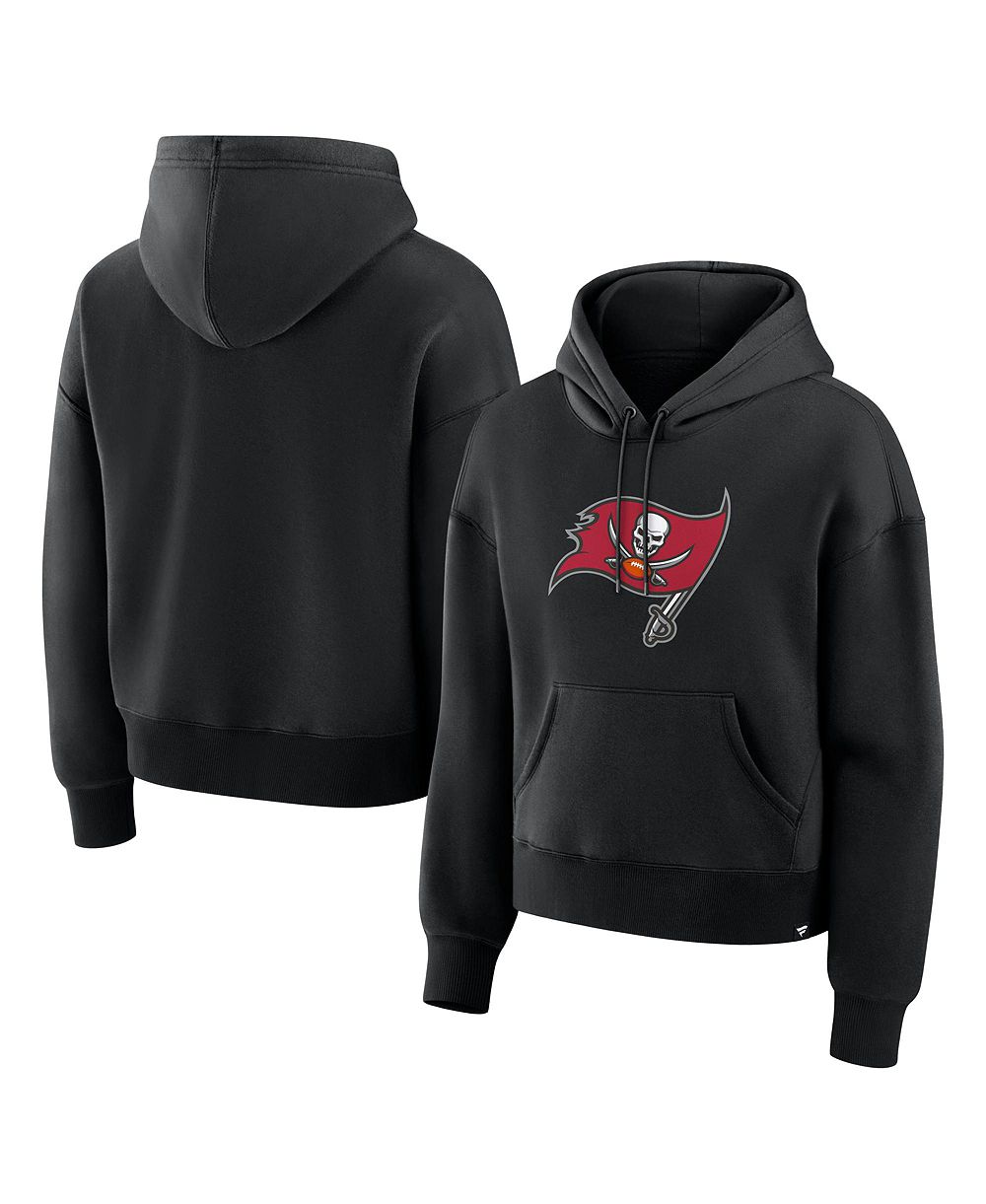 Женское худи Fanatics Tampa Bay Buccaneers Relaxed High Hip Essential Legacy, черное