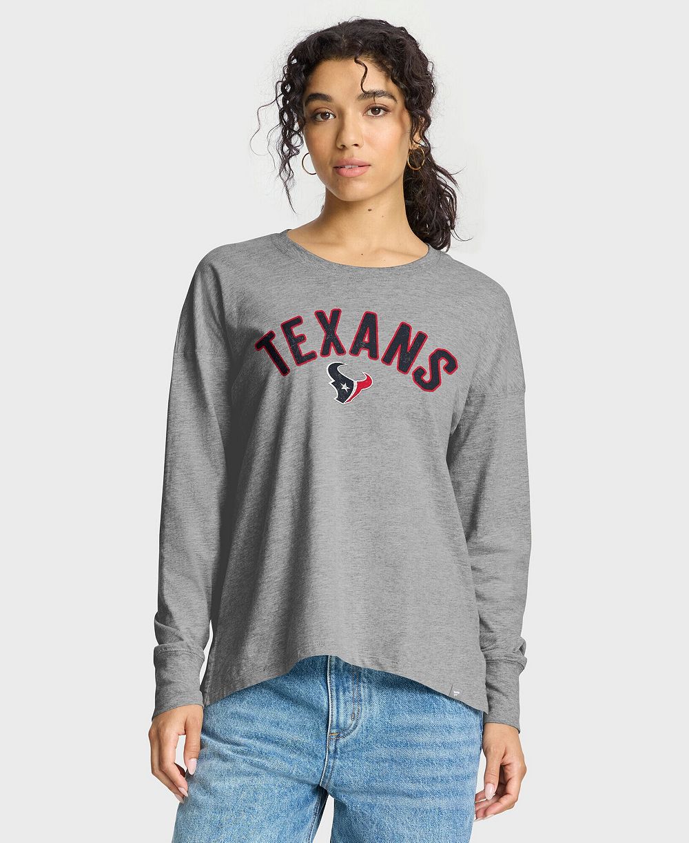 Fanatics Женская футболка Fanatics Houston Texans Hometown Legacy Long Sleeve Heather Gray