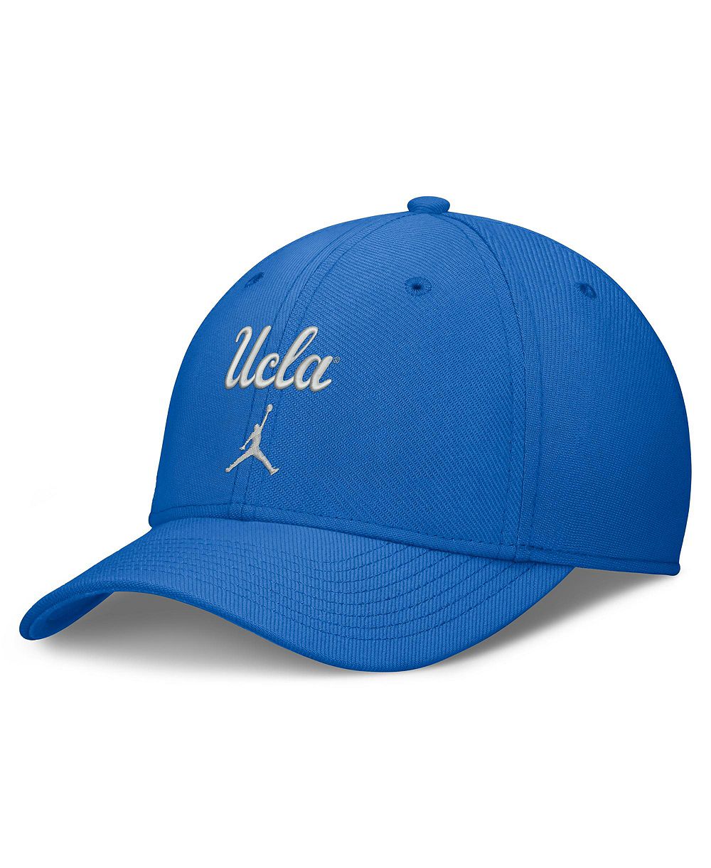 Мужская кепка Jordan Blue UCLA Bruins Rise On-Field SwooshFlex Dri-FIT Flex