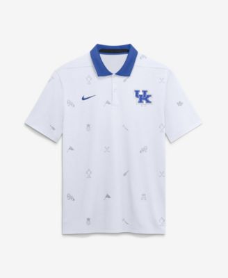Мужская футболка Nike White Kentucky Wildcats Vapor Pattern Dri-FIT Polo