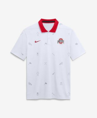 Мужская рубашка-поло Nike Ohio State Buckeyes Vapor Pattern Dri-FIT