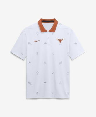 Мужская рубашка-поло Nike White Texas Longhorns Vapor Pattern Dri-FIT