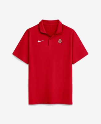 Мужская футболка Nike Ohio State Buckeyes Primetime Victory Plus Dri-FIT алого цвета