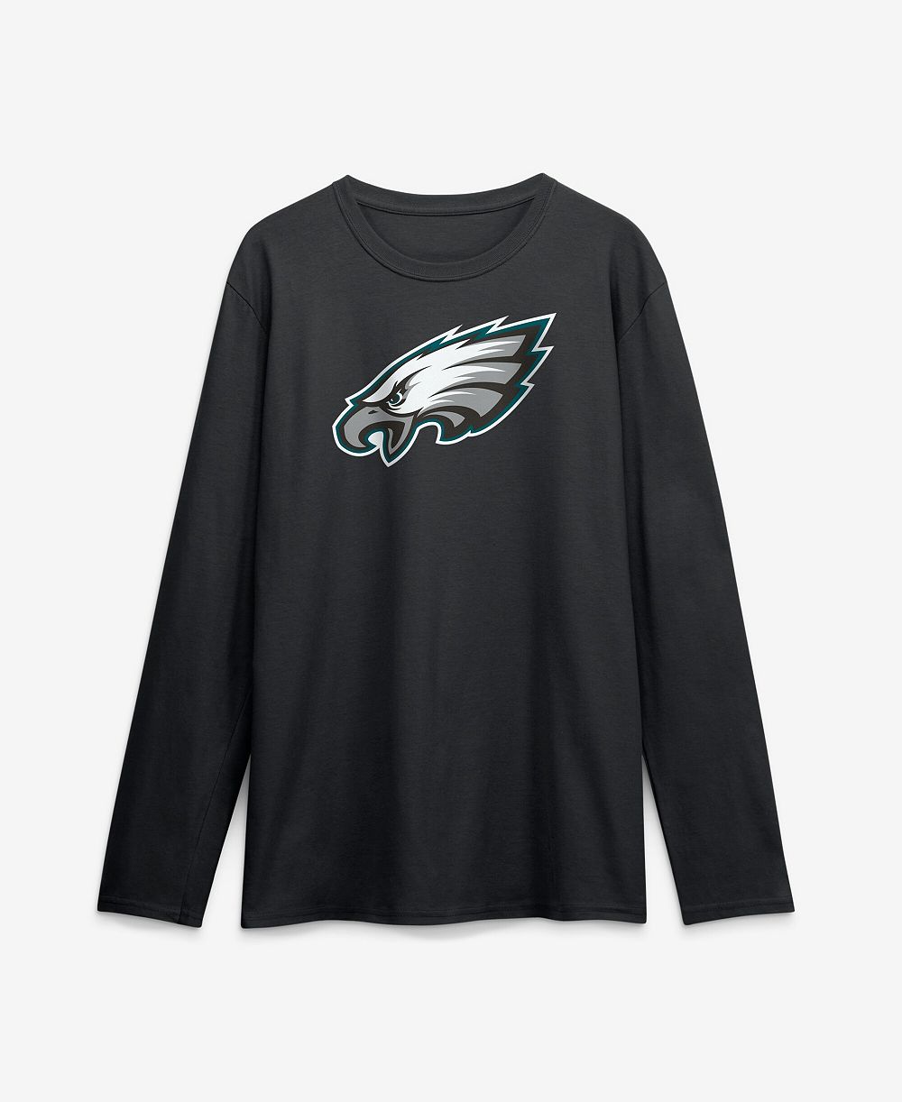 Мужская футболка Logo Athletic Philadelphia Eagles Primary Logo Long Sleeve