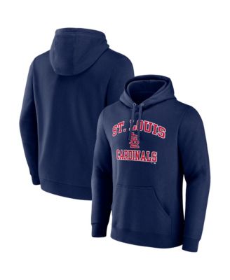 Мужская толстовка Logo Athletic Navy St. Louis Cardinals Heart Soul