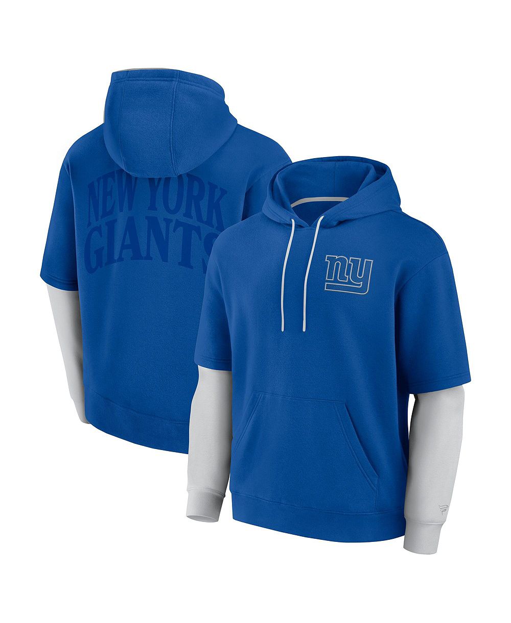 Fanatics Мужское и женское худи Royal New York Giants Sleek Elements