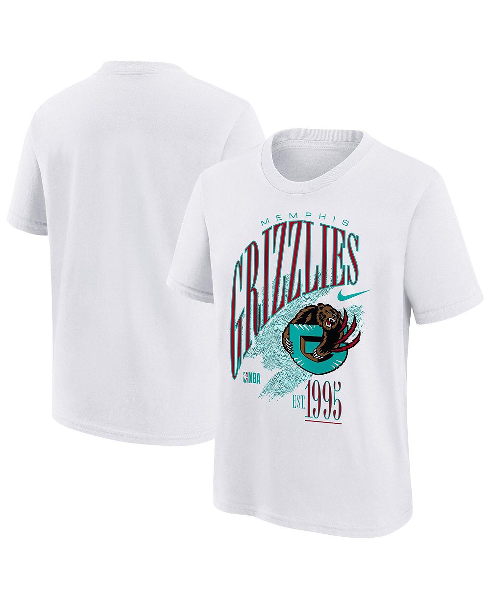 Nike футболка Memphis Grizzlies Hardwood Classics Champs Max90, белая, для мальчиков и девочек