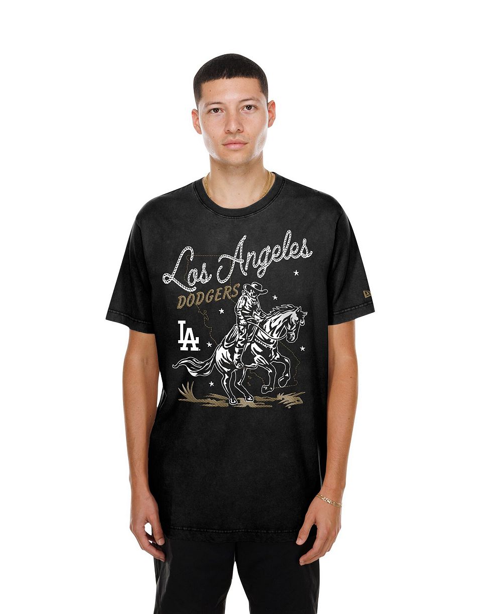 Мужская футболка New Era Black Los Angeles Dodgers Injection Lifestyle Urban Ranchwear