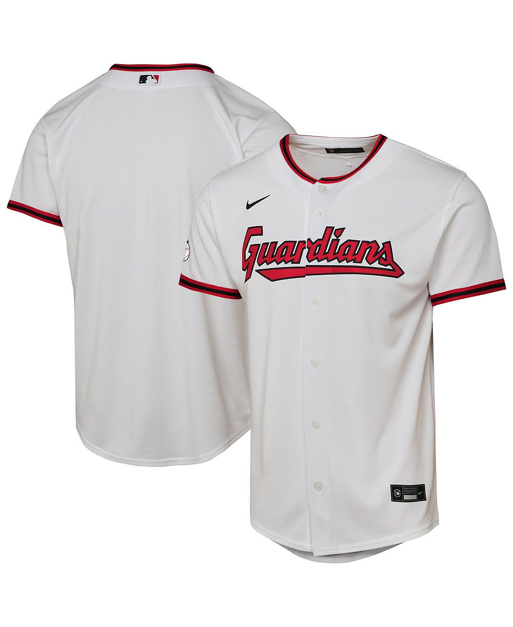 Детская джерси Nike White Cleveland Guardians Home Stadium