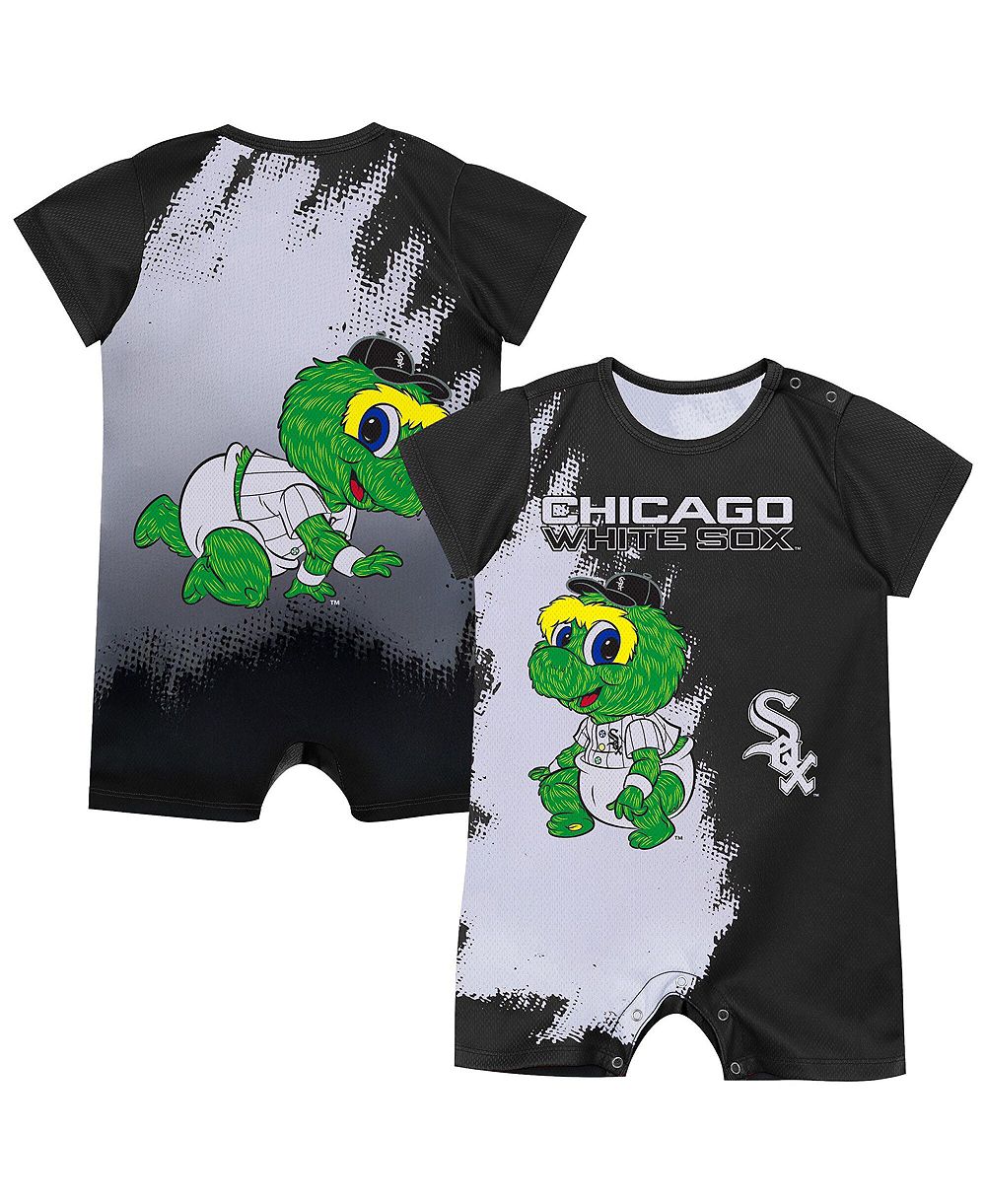 Детский боди Outerstuff Black Chicago White Sox Baby Mascot для мальчиков и девочек