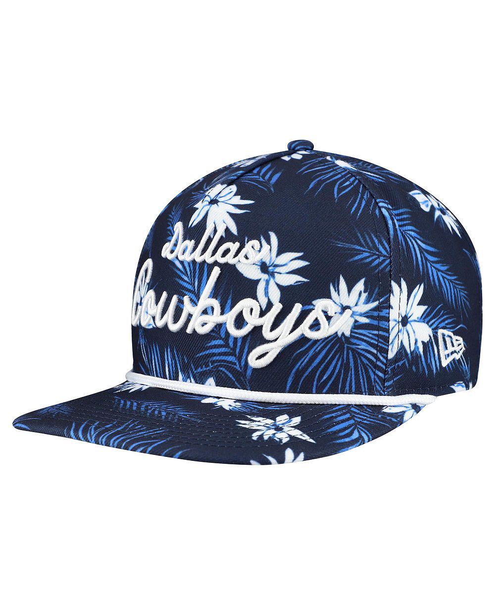Кепка New Era Men's Navy Dallas Cowboys Palm Print A-Frame 9FIFTY Snapback