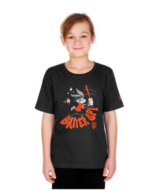 Футболка New Era для мальчиков и девочек Black San Francisco Giants Looney Tunes