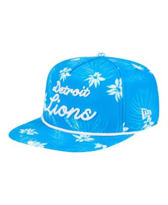 Мужская кепка New Era Blue Detroit Lions Palm Print A-Frame 9FIFTY Snapback